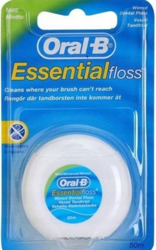 Zdjęcie oferty: Oral-B Essential Floss Nić Dentystyczna 50m Waxed