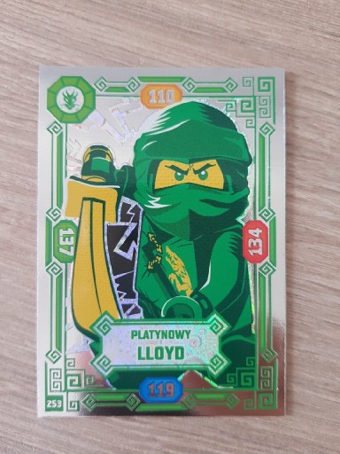 Zdjęcie oferty: Karta Lego Ninjago platynowa 253 - Lloyd