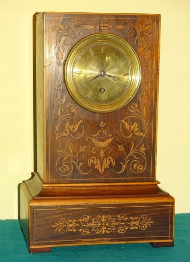 Zdjęcie oferty: Zegar kominkowy SYGNOWANY Drewno, do 1850 r