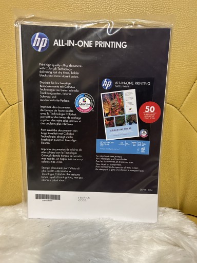 Zdjęcie oferty: HP All-in-one Papier A4 80g 50 szt.
