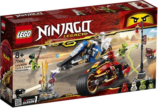 Zdjęcie oferty: Klocki LEGO Ninjago 70667 - Motocykl Kaia i skuter