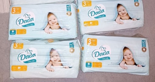 Zdjęcie oferty: 4 x Pampers Dada Soft 3 - 216 szt 