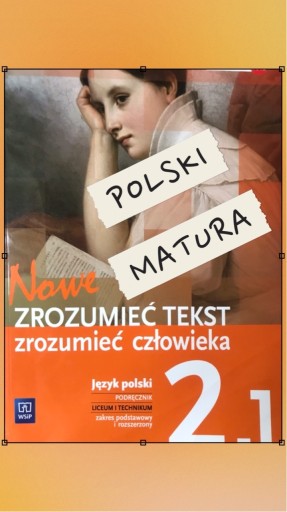 Zdjęcie oferty: Matura polski Zrozumieć tekst, zrozumieć człowieka