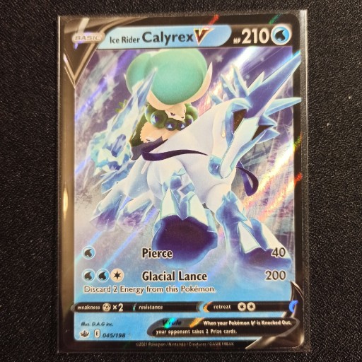 Zdjęcie oferty: Pokémon Ice Rider Calyrex V Chilling Reign 45/198