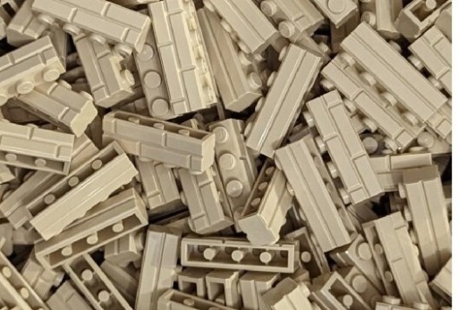 Zdjęcie oferty: LEGO 15533 cegła tanowa 1x4 200 sztuk cegiełka