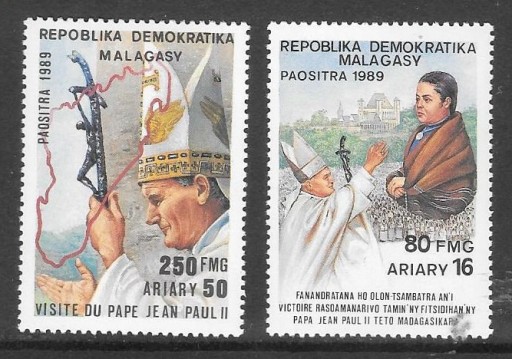 Zdjęcie oferty: Jan Paweł II,Madagaskar,wizyta