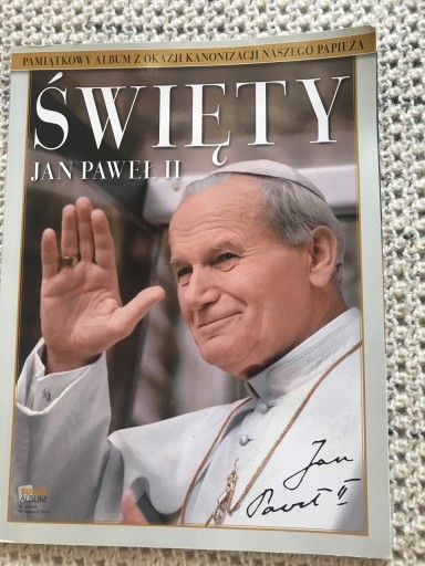 Zdjęcie oferty: Pamiątkowy album jak nowy "Święty Jan Paweł II"