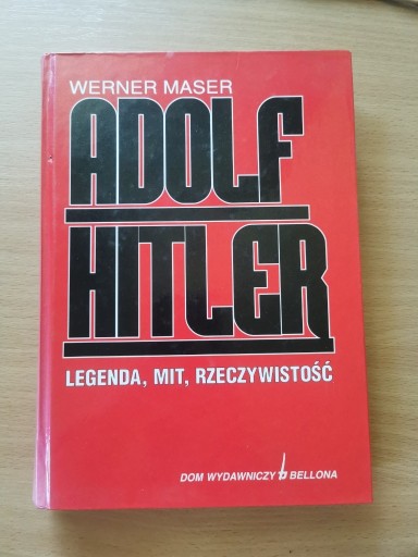 Zdjęcie oferty: Adolf Hitler-legenda, mit, rzeczywistość -W. Maser