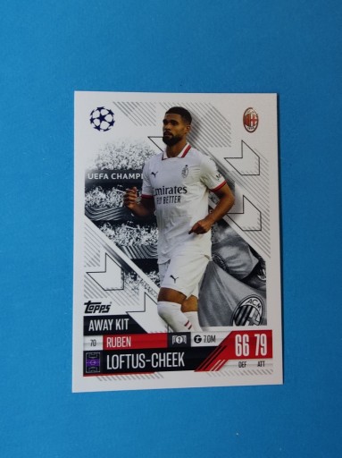 Zdjęcie oferty: TOPPS MATCH ATTAX EXTRA 2024/25 AWAY KIT 70 RUBEN LOFTUS-CHEEK AC MILAN