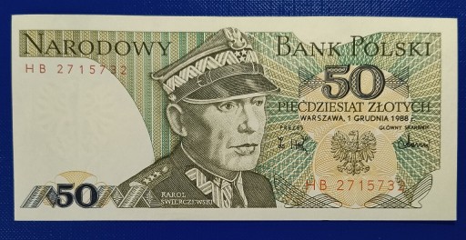 Zdjęcie oferty: Banknot , 50 złotych 1988