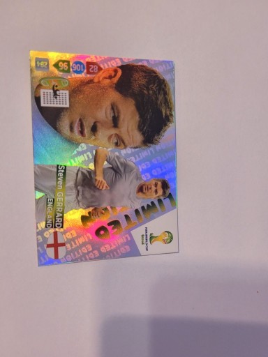 Zdjęcie oferty: Panini STEVEN GERRARD Limited world cup 2014