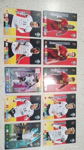 Zdjęcie oferty: Karty piłkarskie Panini euro 2020 -zestaw 10szt