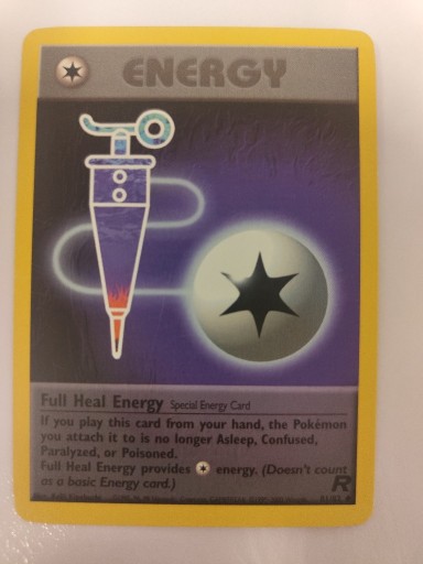 Zdjęcie oferty: Pokemon Karta TCG Full Heal Energy Team Rocket