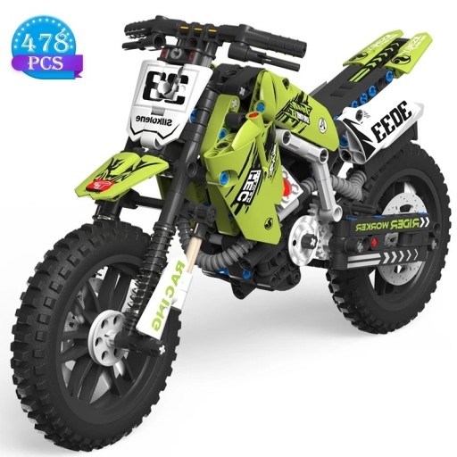 Zdjęcie oferty: MOTO CROSS zestaw 476 klocków!34 cm!!