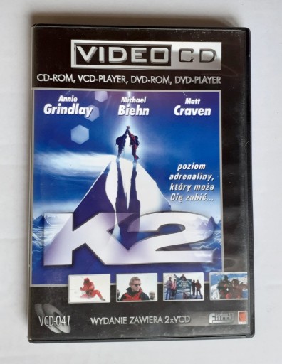 Zdjęcie oferty: FILM VCD  K2   2 PŁYTY