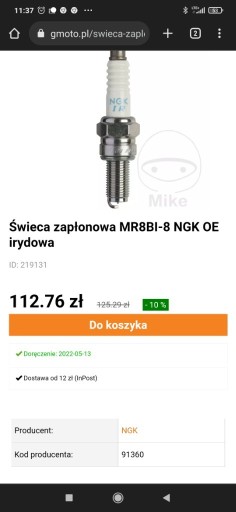 Zdjęcie oferty: Świeca zapłonowa laserowa NGK 