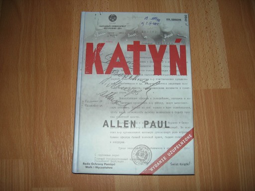 Zdjęcie oferty: ALLEN PAUL - KATYŃ (WYDANIE UZUPEŁNIONE)