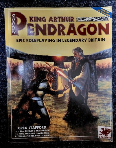 Zdjęcie oferty: King Arthur Pendragon 4th Ed RPG Rulebook 1993r
