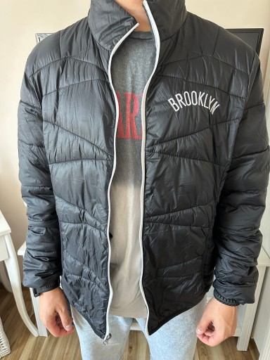 Zdjęcie oferty: -40%! Kurtka męska bomber NBA Brooklyn Nets r. XL