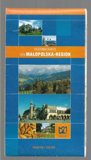 Zdjęcie oferty: MAŁOPOLSKA mapa po niemiecku