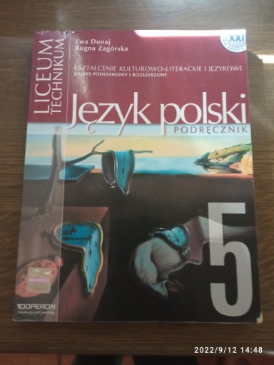 Zdjęcie oferty: JĘZYK POLSKI 5  podręcznik