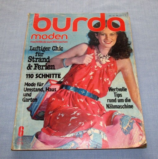 Zdjęcie oferty: Burda Moden 6/1979 + wykroje Niemiecka