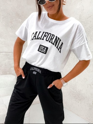 Zdjęcie oferty: Stylowy dres komplet California XL czarny