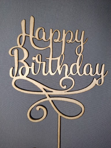 Zdjęcie oferty: Toper na tort happy birthday 