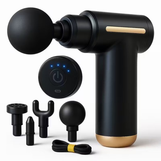 Zdjęcie oferty: Pistolet do masażu USB-C masażer czarny 6 trybów