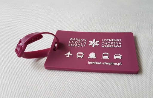 Zdjęcie oferty:  Adresownik Zawieszka bagaż identyfikator walizka warszawa chopina