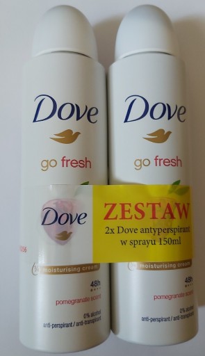 Zdjęcie oferty: Dezodorant Dove Women (2x150 ml) Pomegranate scent