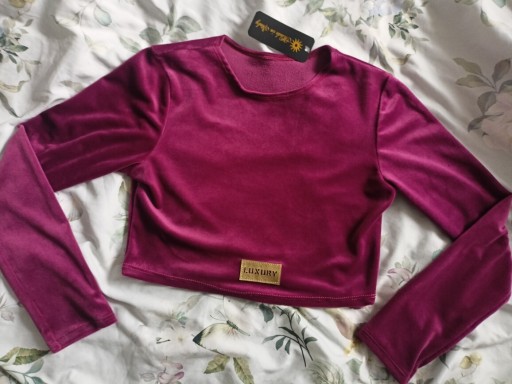 Zdjęcie oferty: Welurowy crop top 