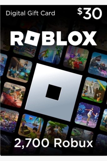 Zdjęcie oferty: ROBLOX kod na 2700 ROBUX 