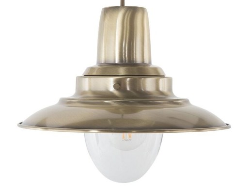 Zdjęcie oferty: Lampa wisząca metalowa mosiężna PINEGA -50%