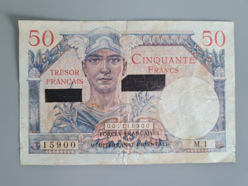 Zdjęcie oferty: Francja - 50 Francs / Franków (1956)