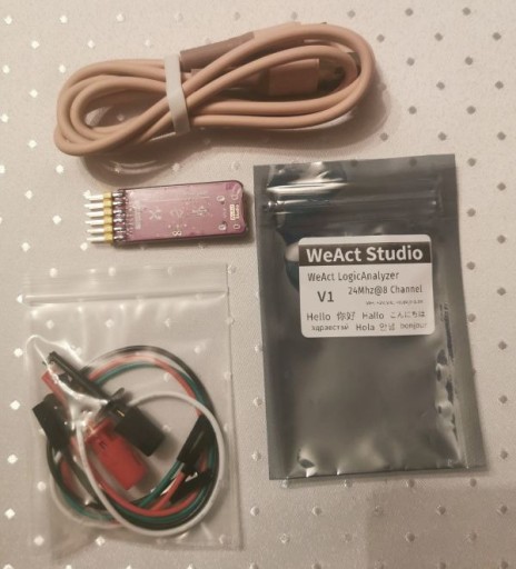 Zdjęcie oferty: WeAct USB Logic Analyzer V1 tester logiczny