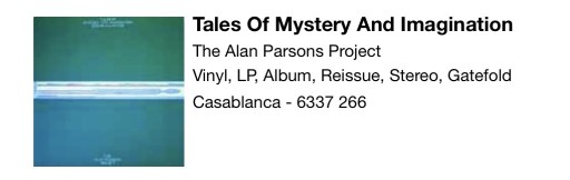 Zdjęcie oferty: The Alan Parsons project - Tales of mystery and…