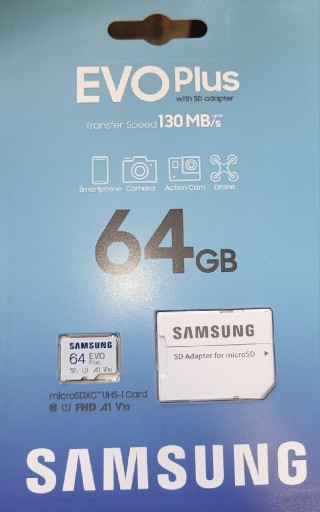 Zdjęcie oferty: Karta pamięci SAMSUNG SD z adapterem