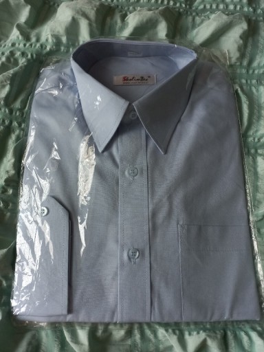 Zdjęcie oferty: Koszula męska błękitna nowa z długim rękawem rozmiar L / XL