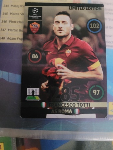 Zdjęcie oferty: Francesco Totti limited edition 2014/2015