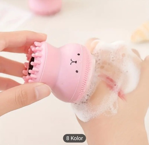 Zdjęcie oferty: Urocza silikonowa szczoteczka do mycia twarzy 