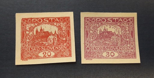 Zdjęcie oferty: Znaczki Czechosłowacja 1919/1920 kasowane