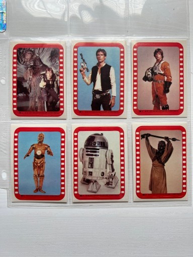 Zdjęcie oferty: Topps Star Wars 1977 Series 4 Sticker set