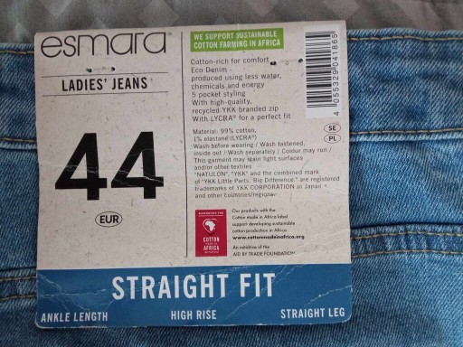 Zdjęcie oferty: Spodnie damskie Esmara STRAIGHT. FIT rozmiar 44