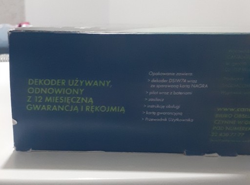 Zdjęcie oferty: Dekoder satelitarny na kartę