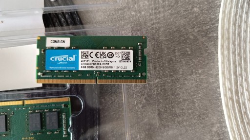 Zdjęcie oferty: Crucial 16gb CT8G4SFS832A DDR4 3200mhz 1.2V cl22