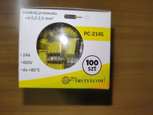 Zdjęcie oferty: Złączki/szybkozłączki instalacyjne 4x2,5mm 100 szt