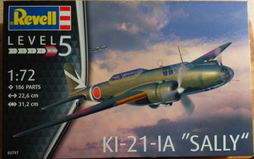 Zdjęcie oferty: Ki-21  Sally  Revell 1/72 nieotwierany