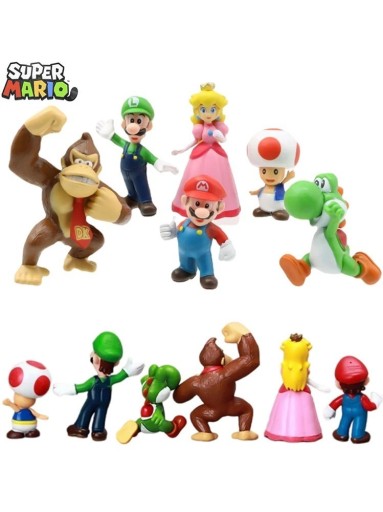 Zdjęcie oferty: Zestaw 6 figurek ze świata Mario Bros.