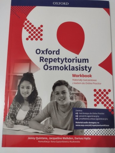 Zdjęcie oferty: Oxford Repetytorium Ósmoklasisty workbook ćwicz 